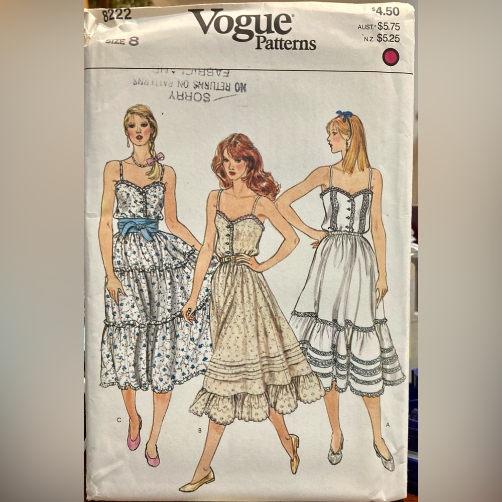 Romantic 80’s Vogue Not for Sale